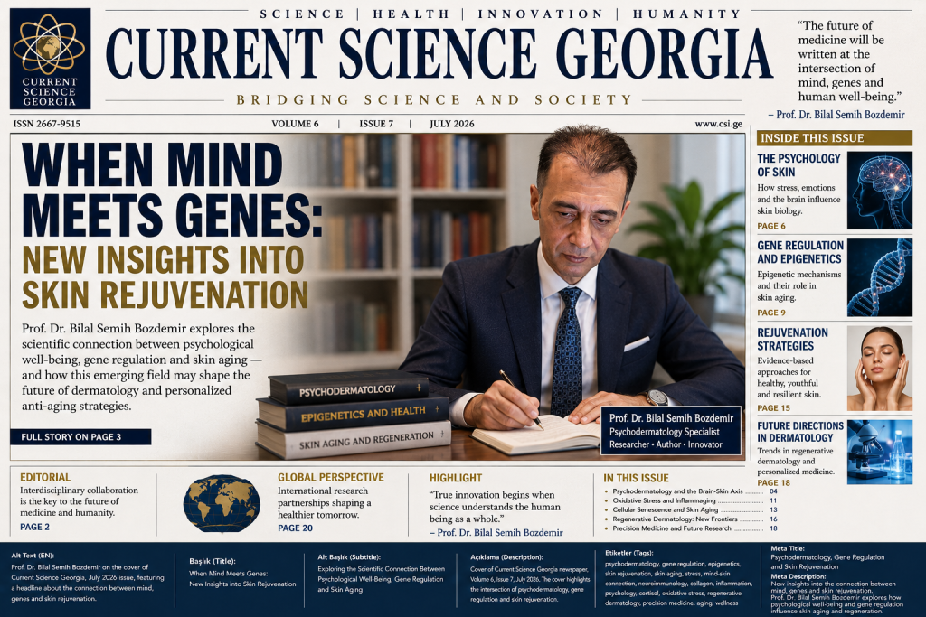 Meta Description:
Prof. Dr. Bilal Semih Bozdemir discusses the scientific relationship between psychodermatology, gene regulation, epigenetic mechanisms and skin rejuvenation, exploring current evidence, molecular pathways and future perspectives in regenerative dermatology.